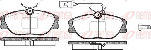 Kawe 0305 02 - Тормозные колодки, дисковые, комплект autosila-amz.com