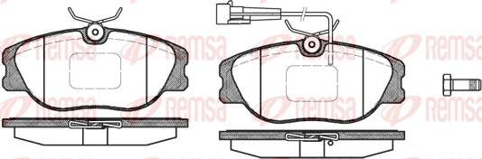 Kawe 0305 12 - Тормозные колодки, дисковые, комплект autosila-amz.com