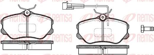 Kawe 0303 02 - Тормозные колодки, дисковые, комплект autosila-amz.com