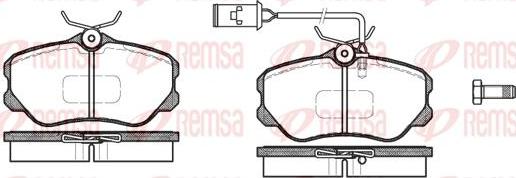 Kawe 0303 12 - Тормозные колодки, дисковые, комплект autosila-amz.com