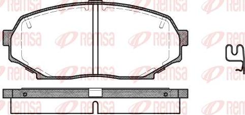 Kawe 0338 12 - Тормозные колодки, дисковые, комплект autosila-amz.com