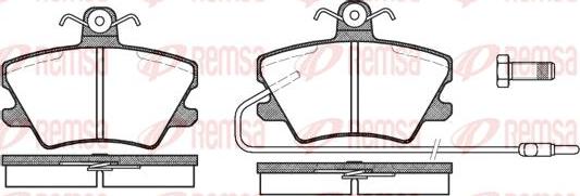 Kawe 0241 02 - Тормозные колодки, дисковые, комплект autosila-amz.com