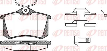 Kawe 0263 16 - Тормозные колодки, дисковые, комплект autosila-amz.com