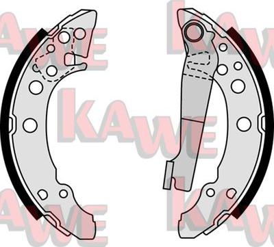 Kawe 07940 - Комплект тормозных колодок, барабанные autosila-amz.com