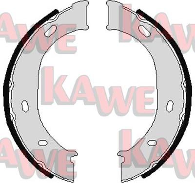 Kawe 07960 - Комплект тормозов, ручник, парковка autosila-amz.com