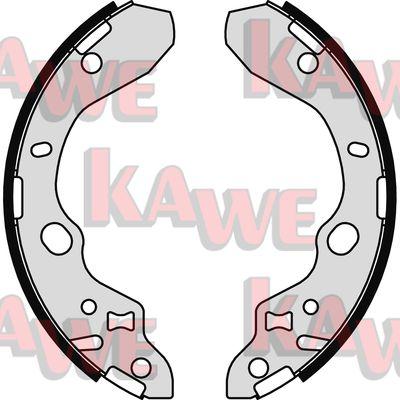 Kawe 07910 - Комплект тормозных колодок, барабанные autosila-amz.com