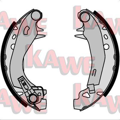 Kawe 07570 - Комплект тормозных колодок, барабанные autosila-amz.com