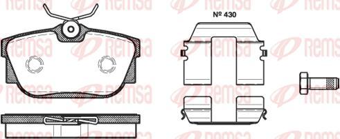 Kawe 0767 10 - Тормозные колодки, дисковые, комплект autosila-amz.com