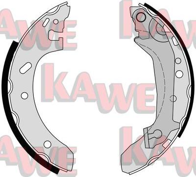 Kawe 07155 - Комплект тормозных колодок, барабанные autosila-amz.com