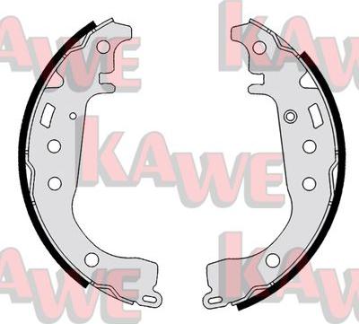 Kawe 07860 - Комплект тормозных колодок, барабанные autosila-amz.com