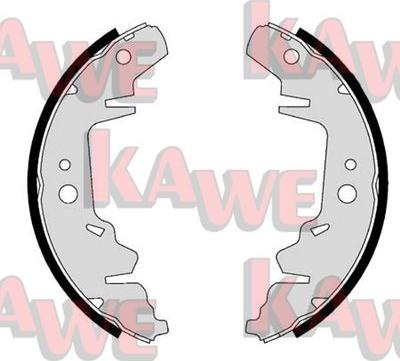 Kawe 07280 - Комплект тормозных колодок, барабанные autosila-amz.com