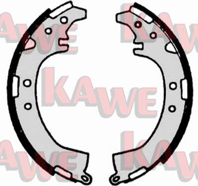 Kawe 07230 - Комплект тормозных колодок, барабанные autosila-amz.com