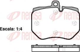 DJ Parts BP2496 - Тормозные колодки, дисковые, комплект autosila-amz.com