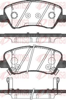 Kawe 1488 02 - Тормозные колодки, дисковые, комплект autosila-amz.com