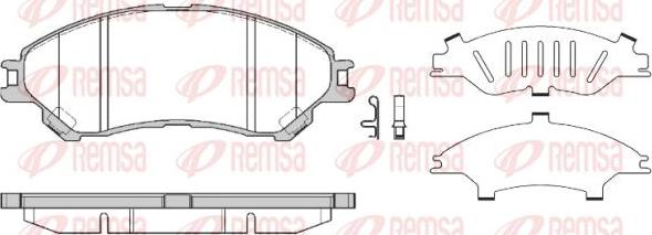 Kawe 1589 02 - Тормозные колодки, дисковые, комплект autosila-amz.com