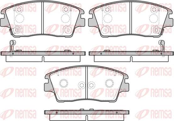 Kawe 1676 02 - Тормозные колодки, дисковые, комплект autosila-amz.com