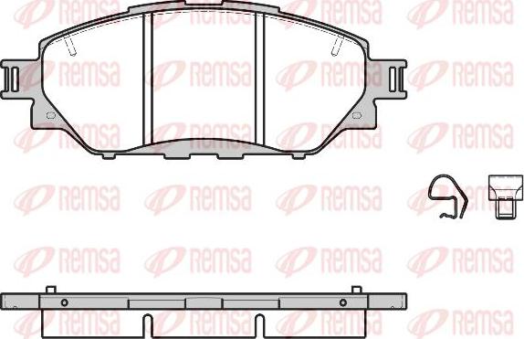 Kawe 1671 04 - Тормозные колодки, дисковые, комплект autosila-amz.com