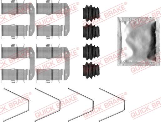 Kawe 109-0094 - Комплектующие для колодок дискового тормоза autosila-amz.com