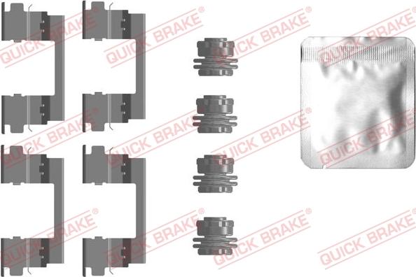 Kawe 109-0096 - Комплектующие для колодок дискового тормоза autosila-amz.com