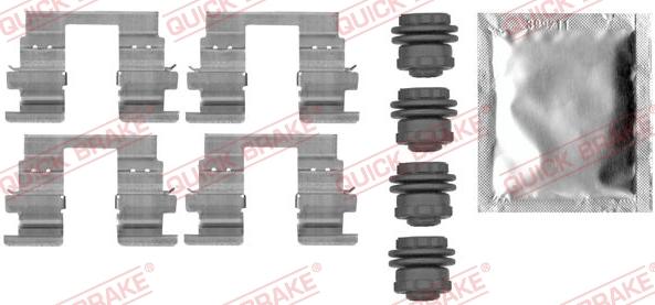 Kawe 109-0013 - Комплектующие для колодок дискового тормоза autosila-amz.com