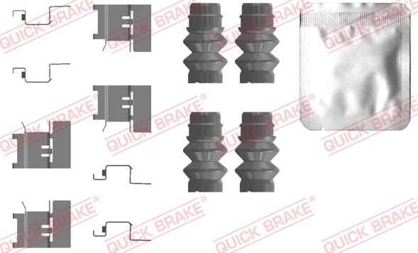 Kawe 109-0120 - Комплектующие для колодок дискового тормоза autosila-amz.com