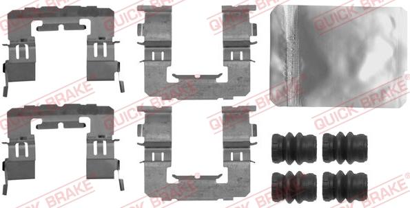 Kawe 109-1891 - Комплектующие для колодок дискового тормоза autosila-amz.com