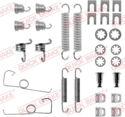 Kawe 105-0644 - Комплектующие, барабанный тормозной механизм autosila-amz.com