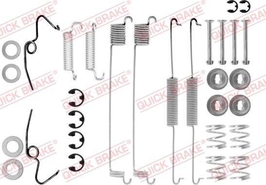 Kawe 105-0641 - Комплектующие, барабанный тормозной механизм autosila-amz.com