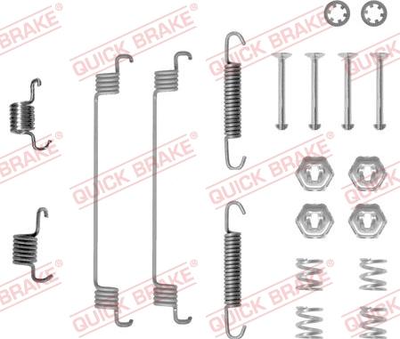 Kawe 105-0651 - Комплектующие, барабанный тормозной механизм autosila-amz.com