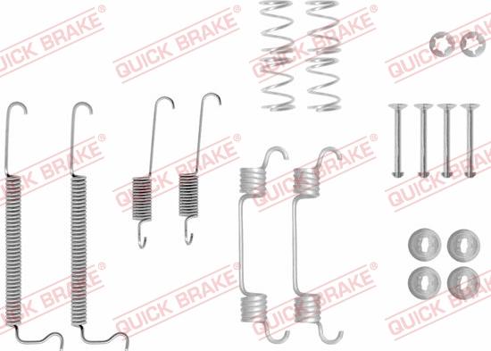 Kawe 105-0043 - Комплектующие, барабанный тормозной механизм autosila-amz.com