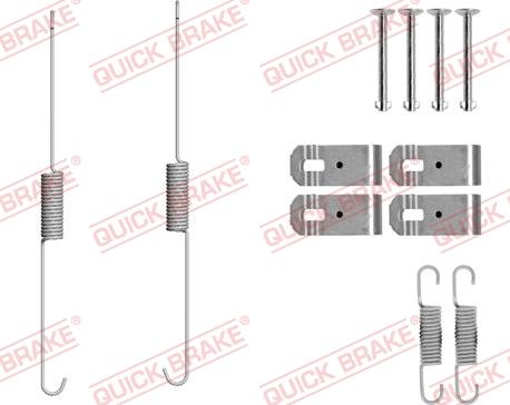 Kawe 105-0888 - Комплектующие, барабанный тормозной механизм autosila-amz.com