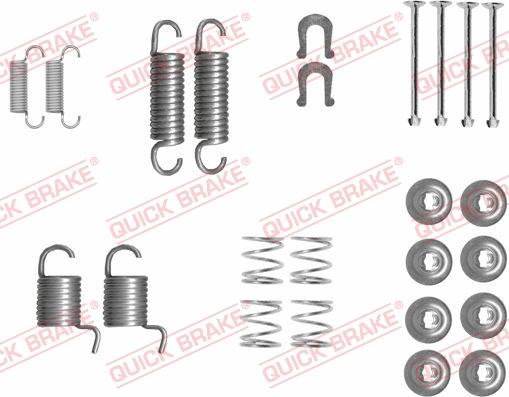 Kawe 105-0834 - Комплектующие, барабанный тормозной механизм autosila-amz.com