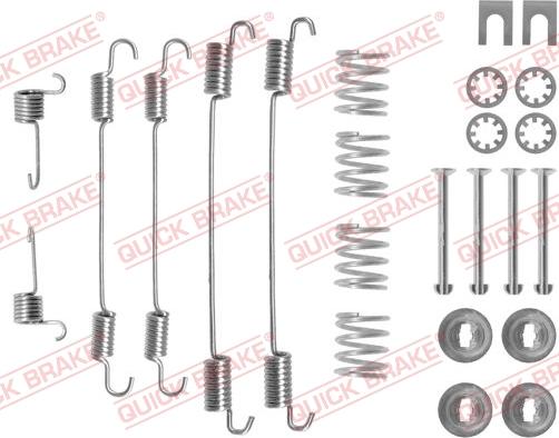 Kawe 105-0747 - Комплектующие, барабанный тормозной механизм autosila-amz.com