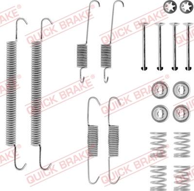 Kawe 105-0707 - Комплектующие, барабанный тормозной механизм autosila-amz.com