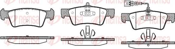 Kawe 1187 01 - Тормозные колодки, дисковые, комплект autosila-amz.com