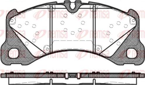 Kawe 1345 40 - Тормозные колодки, дисковые, комплект autosila-amz.com