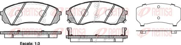 Kawe 1291 02 - Тормозные колодки, дисковые, комплект autosila-amz.com