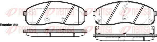 Kawe 1244 02 - Тормозные колодки, дисковые, комплект autosila-amz.com