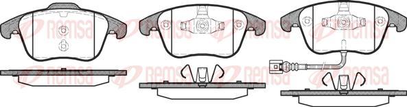 Kawe 1219 21 - Тормозные колодки, дисковые, комплект autosila-amz.com