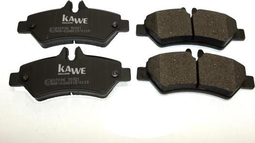 Kawe 810096 - Тормозные колодки, дисковые, комплект autosila-amz.com