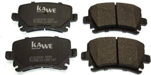 Kawe 810084 - Тормозные колодки, дисковые, комплект autosila-amz.com
