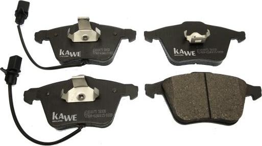 Kawe 810 075 - Тормозные колодки, дисковые, комплект autosila-amz.com