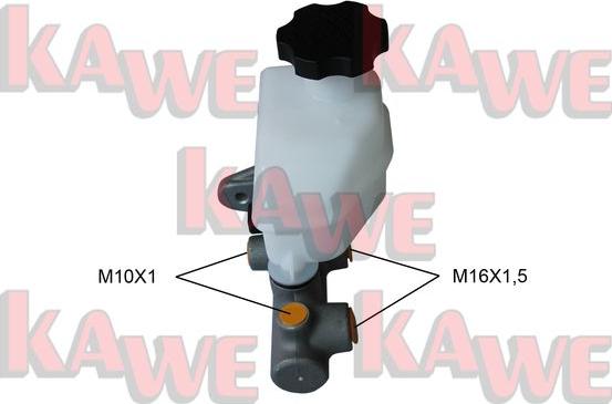 Kawe B6258 - Главный тормозной цилиндр autosila-amz.com