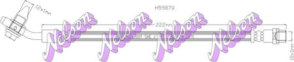 Kawe H5987Q - Тормозной шланг autosila-amz.com