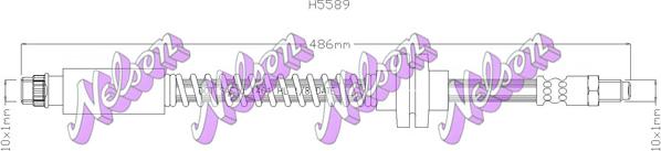 Kawe H5589 - Тормозной шланг autosila-amz.com