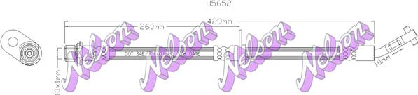 Kawe H5652 - Тормозной шланг autosila-amz.com