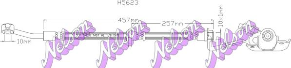 Kawe H5623 - Тормозной шланг autosila-amz.com