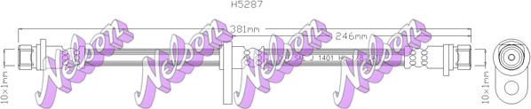 Kawe H5287 - Тормозной шланг autosila-amz.com