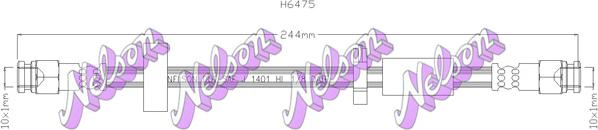 Kawe H6475 - Тормозной шланг autosila-amz.com