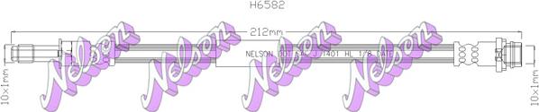 Kawe H6582 - Тормозной шланг autosila-amz.com